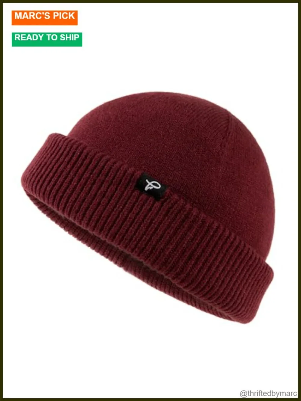 Short Fisherman Beanie Skull Cap Trawler Knit Hat Lightweight Unisex Stretch